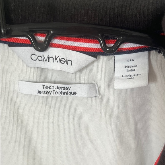 Calvin Klein Monochrome Zip-Up Jacket Size Large - Picture 2 of 5